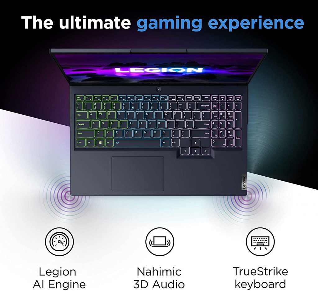6.    Lenovo Legion 5 15 Gaming Laptop