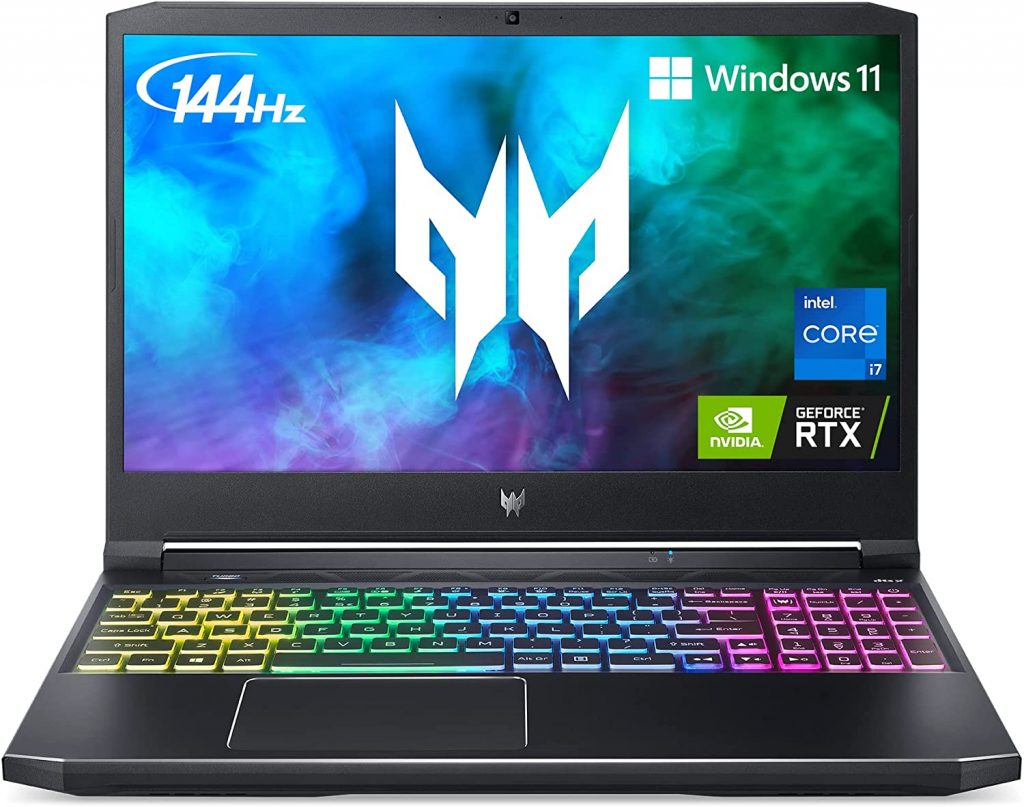 3. Acer Predator Helios 300 PH315-54-760S Gaming Laptop